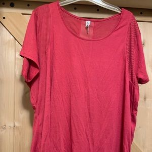 RBX Plus Size Active Tee with Mesh Insets